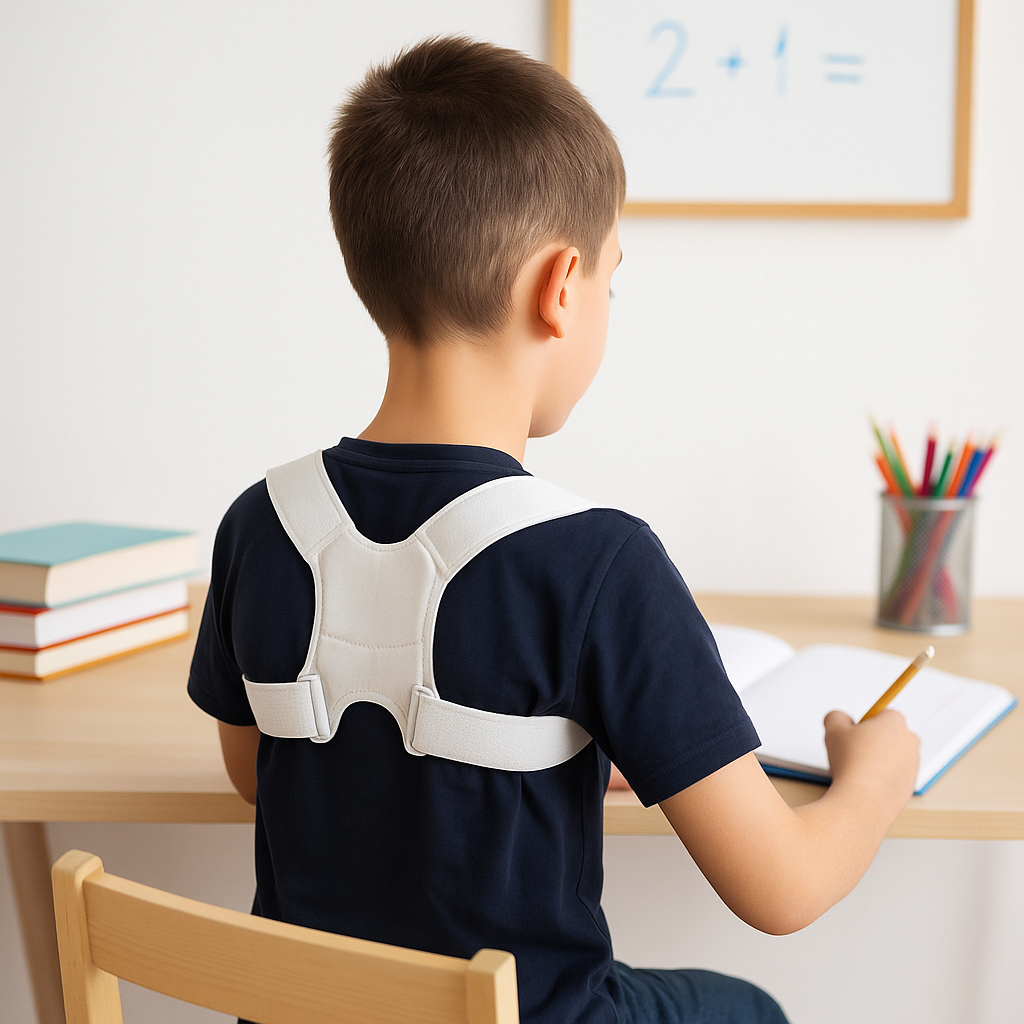 Smart Adjustable Posture Corrector – Back & Shoulder Support