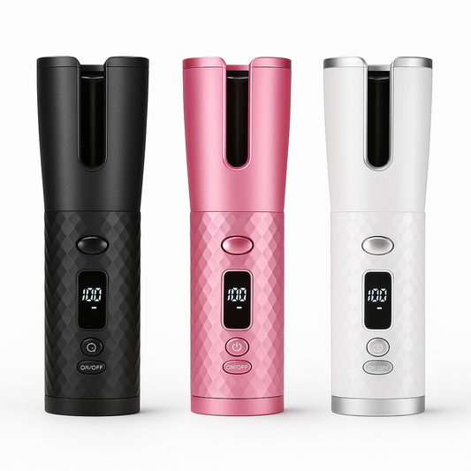Cordless Automatic Hair Curler – Wireless Rechargeable Styling Iron