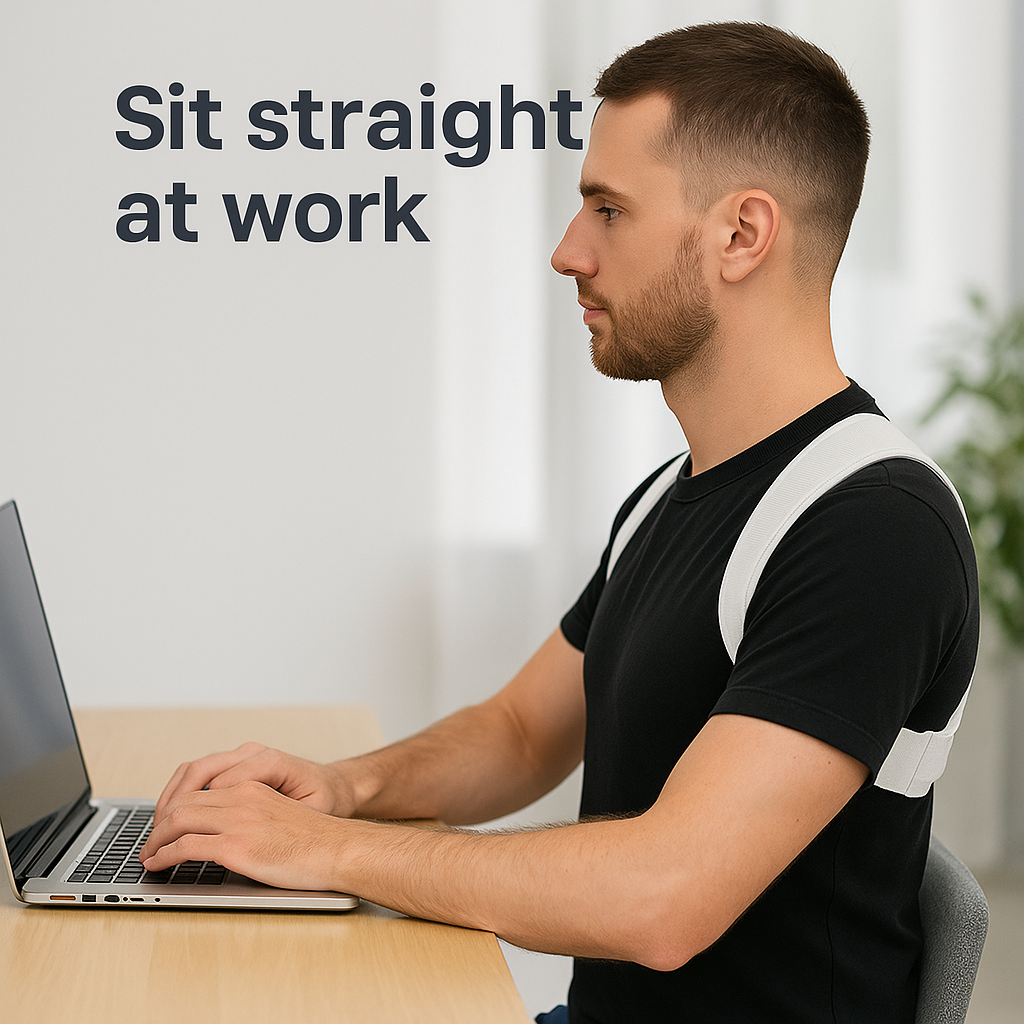 Smart Adjustable Posture Corrector – Back & Shoulder Support